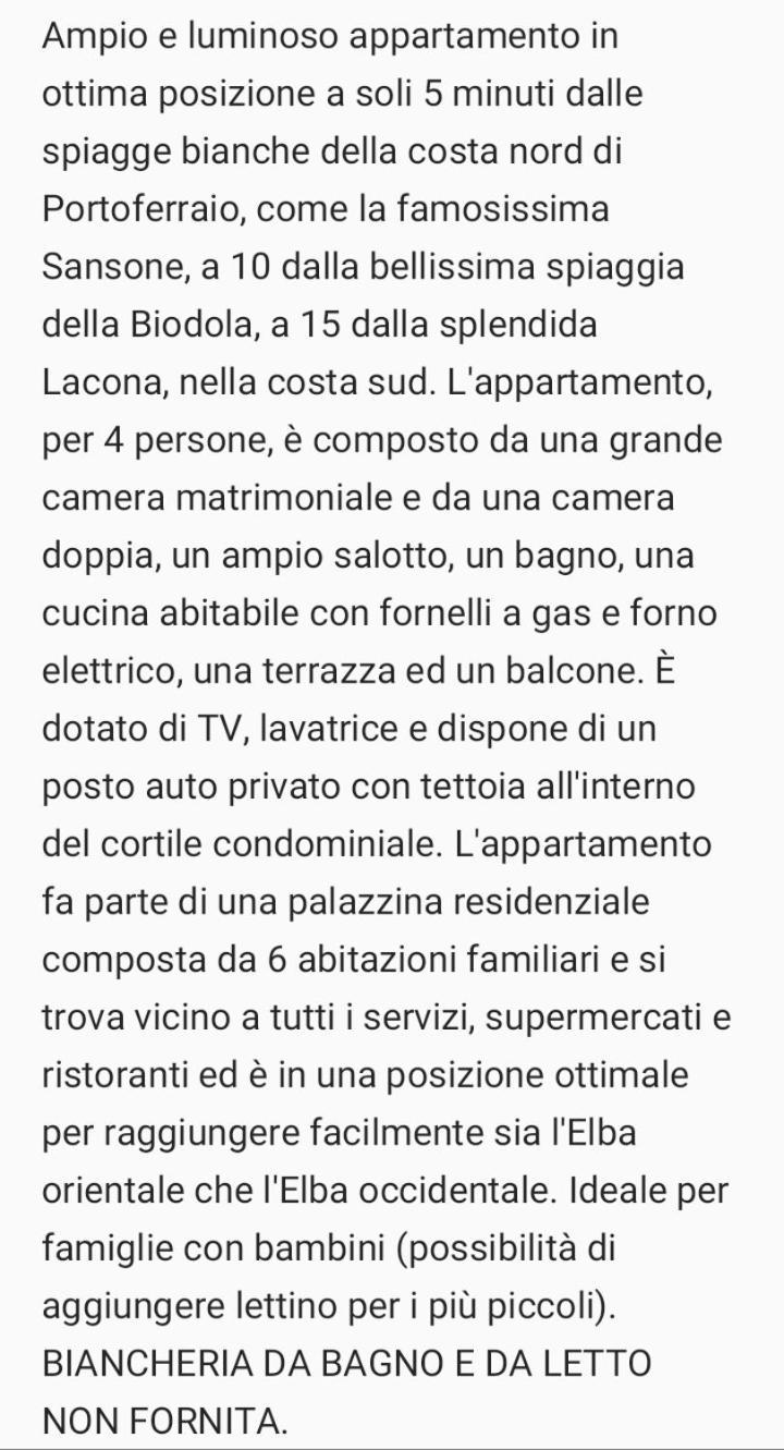 Appartamento Orti Portoferraio Cameră foto